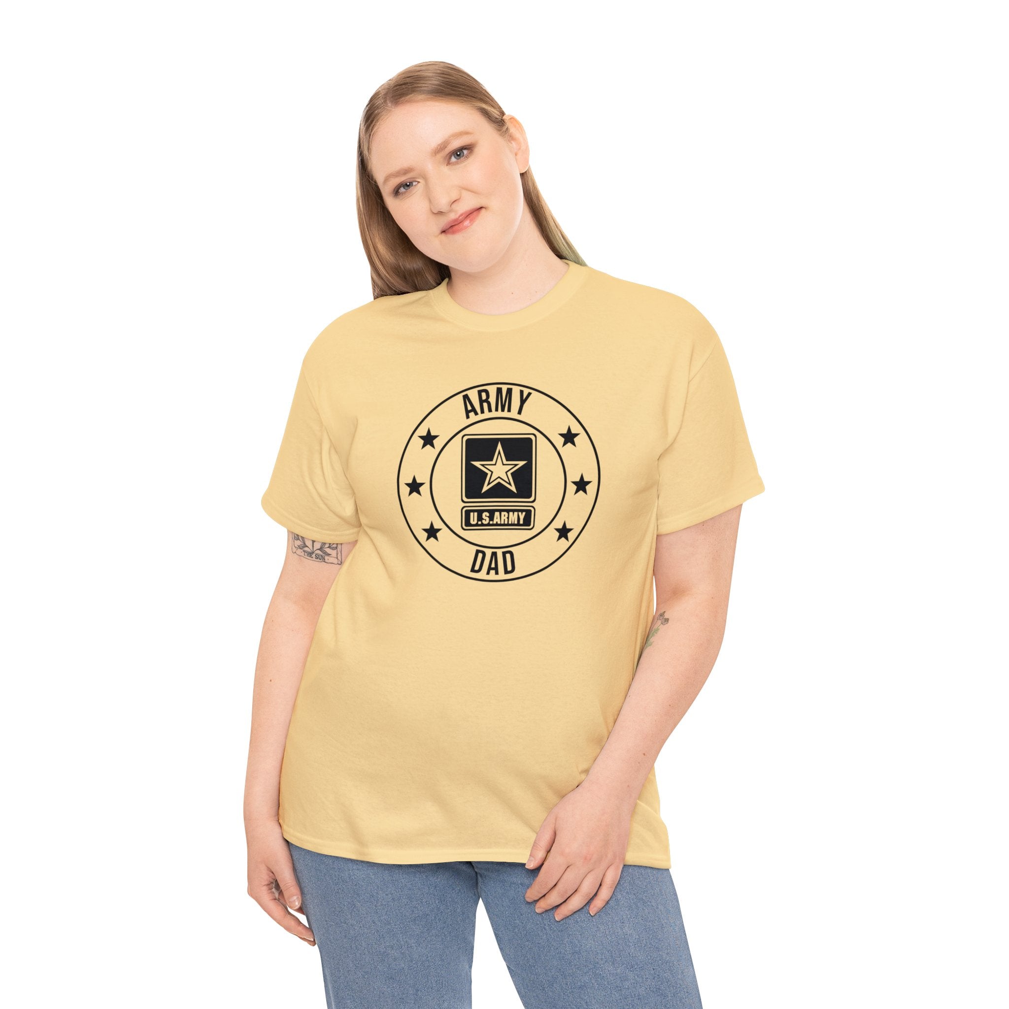 US Army Dad Logo Gildan 5000 T-Shirt - Wear Your Pride!