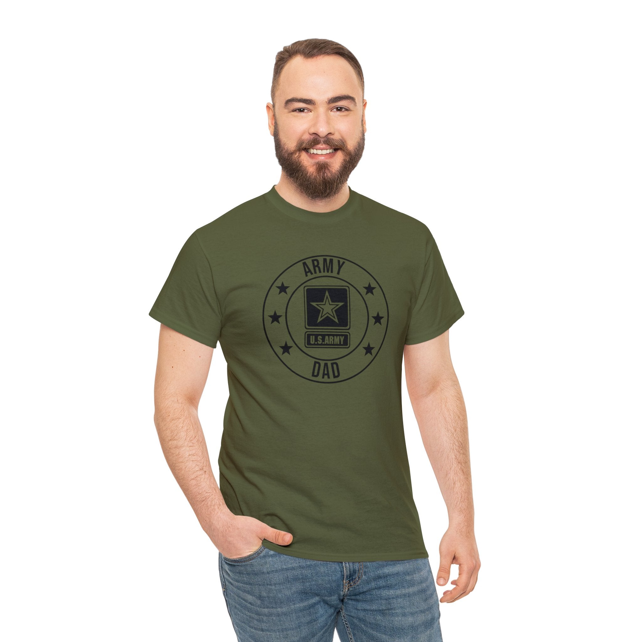 US Army Dad Logo Gildan 5000 T-Shirt - Wear Your Pride!