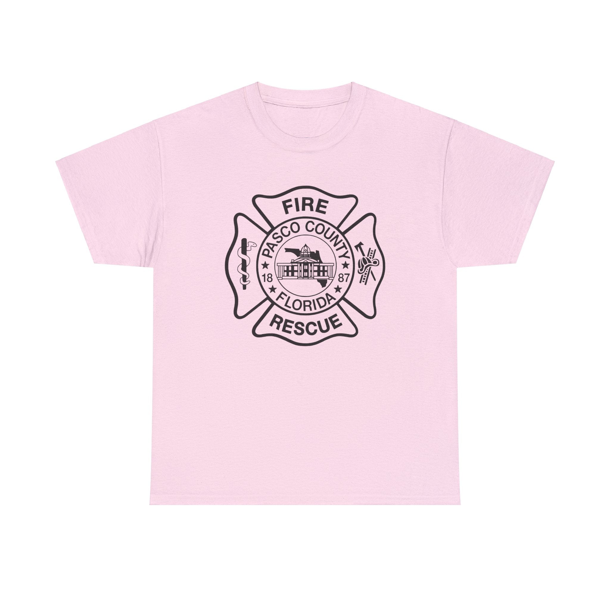 Pasco County Fire Department Logo Gildan 5000 T-Shirt - Wear Your Pride!