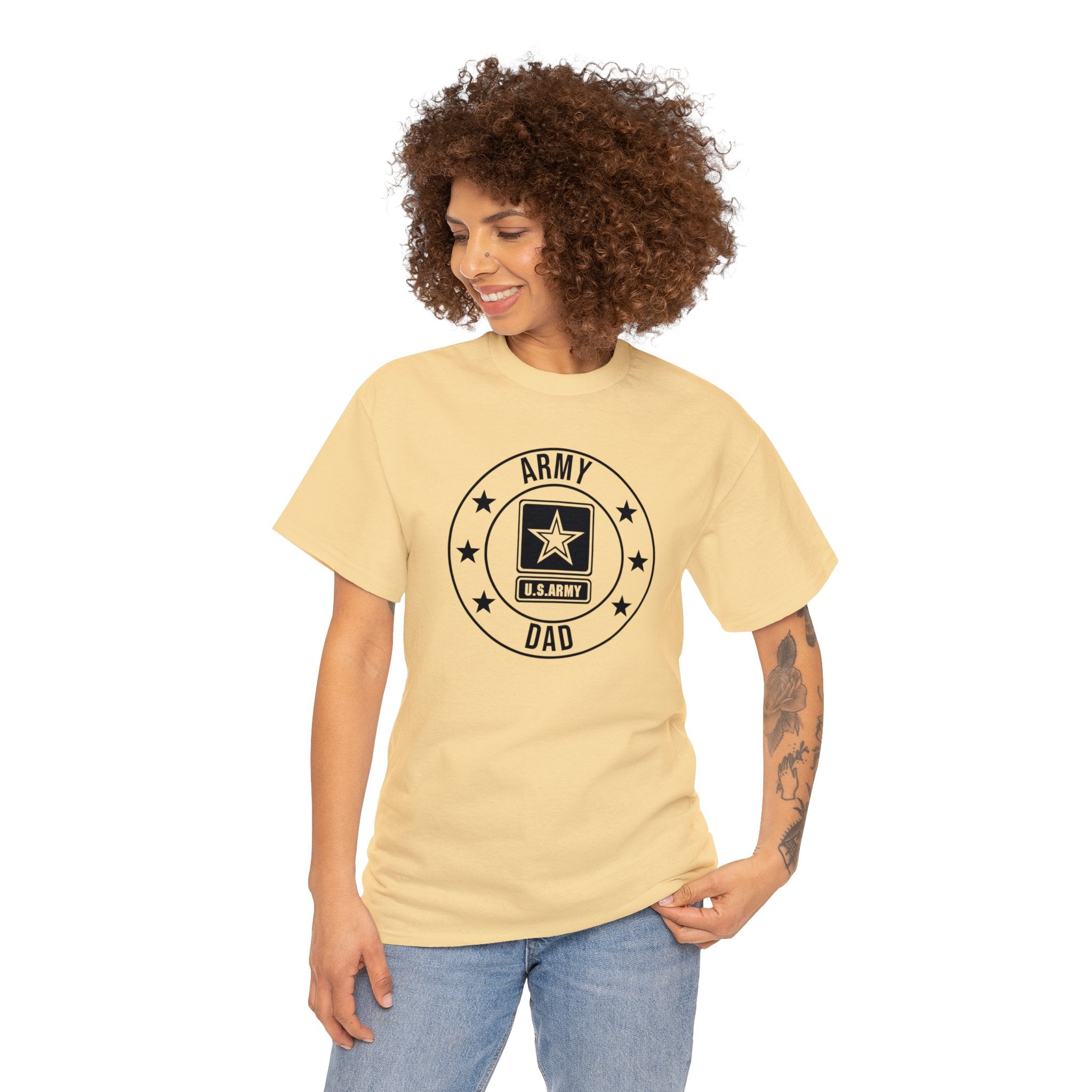 US Army Dad Logo Gildan 5000 T-Shirt - Wear Your Pride!