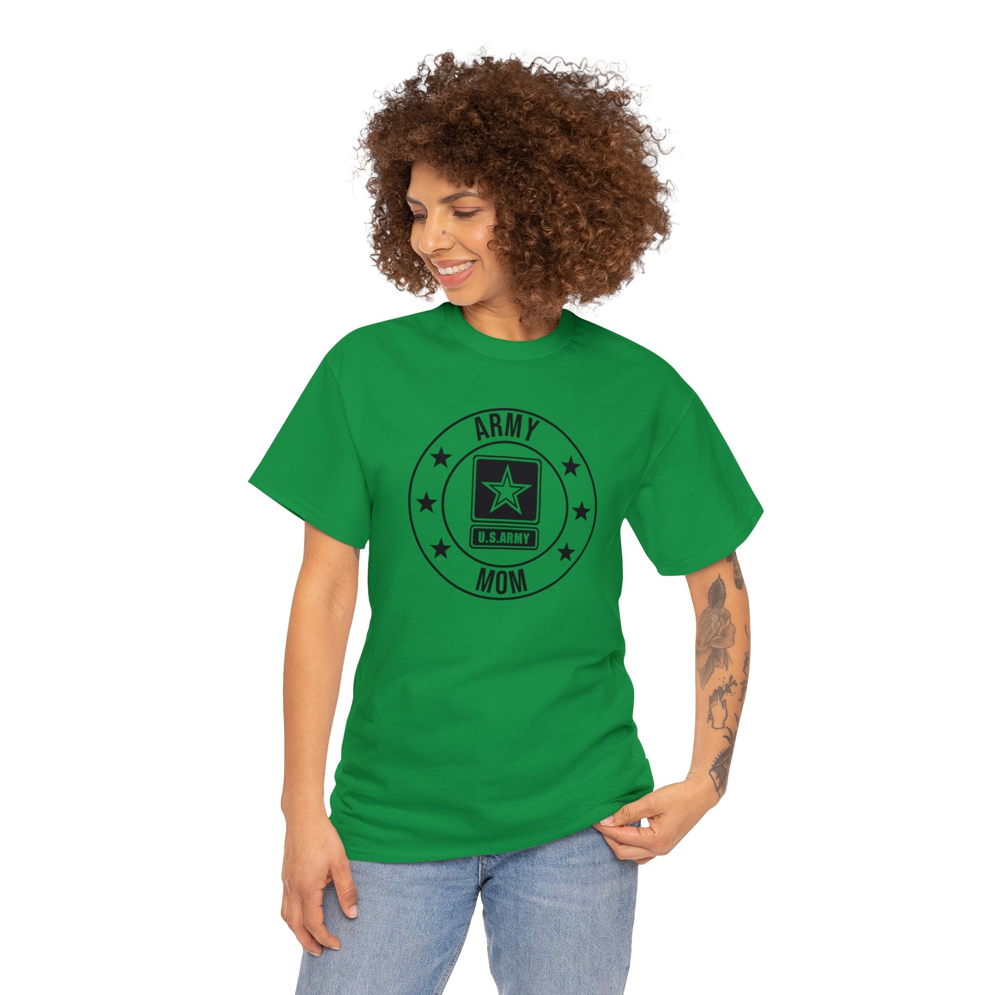 US Army Military Mom T-Shirt - Wear Your Pride! Unisex Heavy Cotton Tee