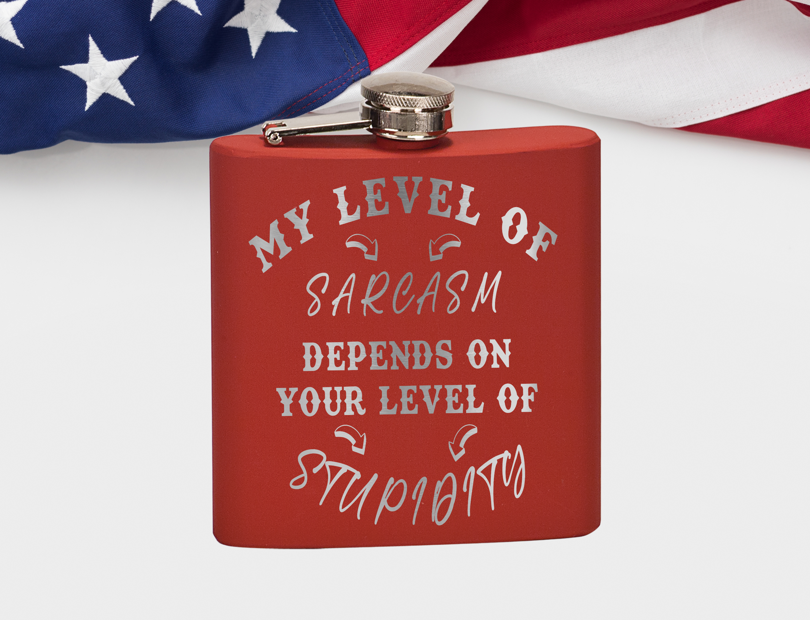 Funny Sarcastic 6oz Flask Retirement Gift Military present, Best Man gift, Birthday gift Flask, Custom Handmade Wedding present Whiskey