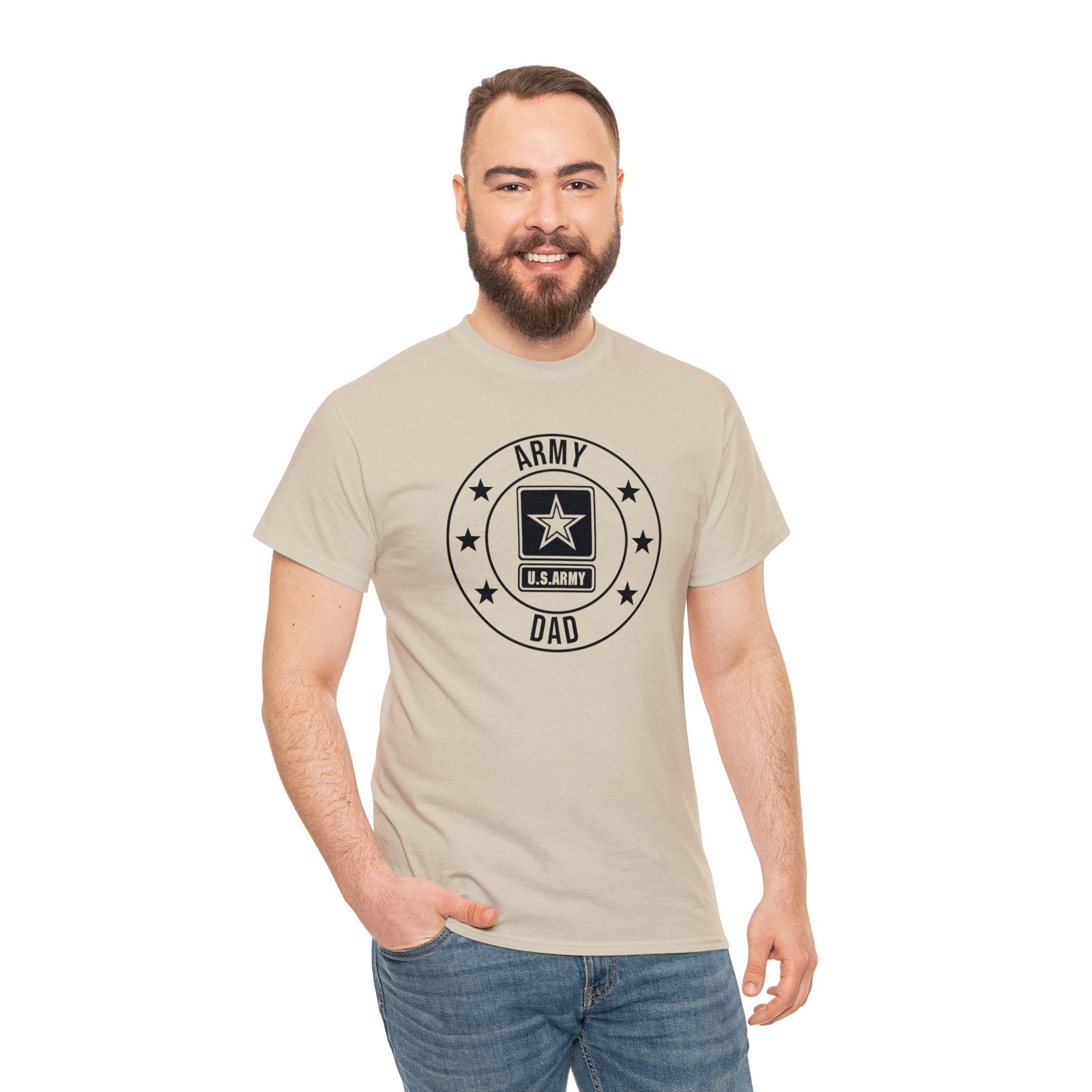 US Army Dad Logo Gildan 5000 T-Shirt - Wear Your Pride!