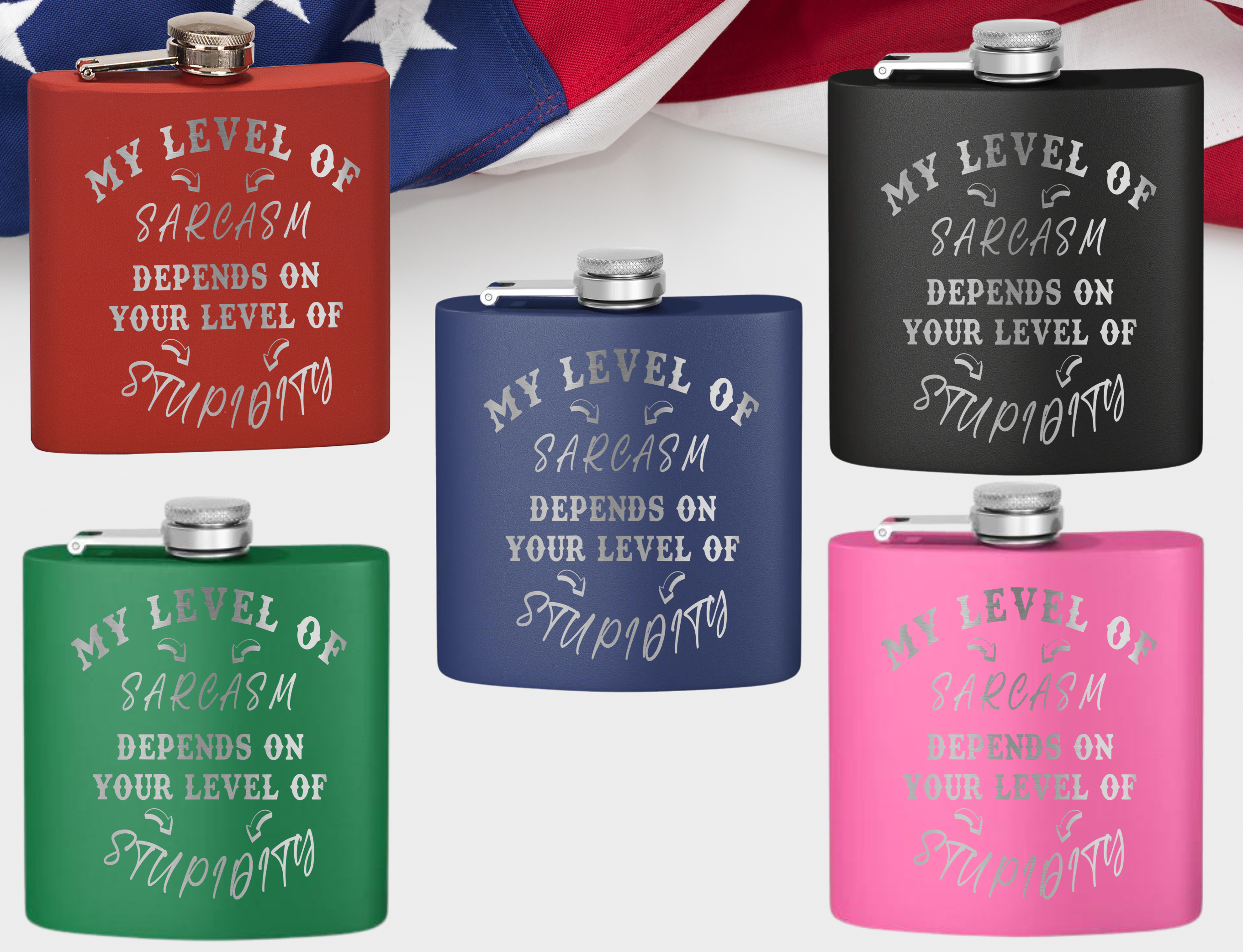 Funny Sarcastic 6oz Flask Retirement Gift Military present, Best Man gift, Birthday gift Flask, Custom Handmade Wedding present Whiskey