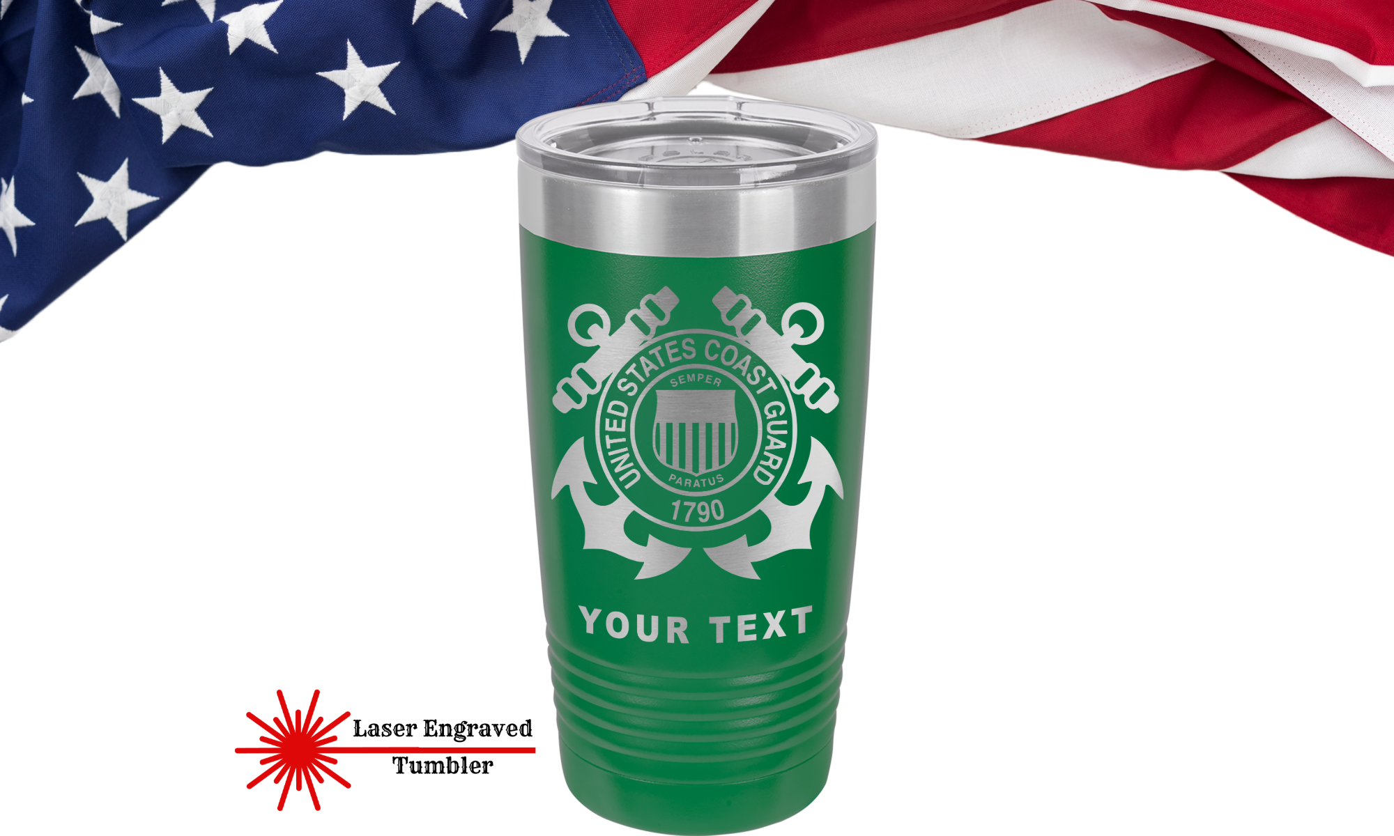 US Coast Guard Tumbler, Personalized Tumbler, US Navy Tumbler, Air Force Tumbler, Coast Guard